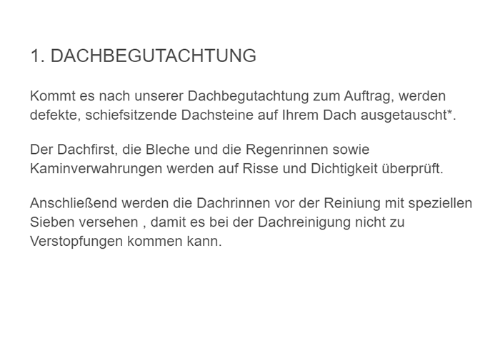 Dachbegutachtung 